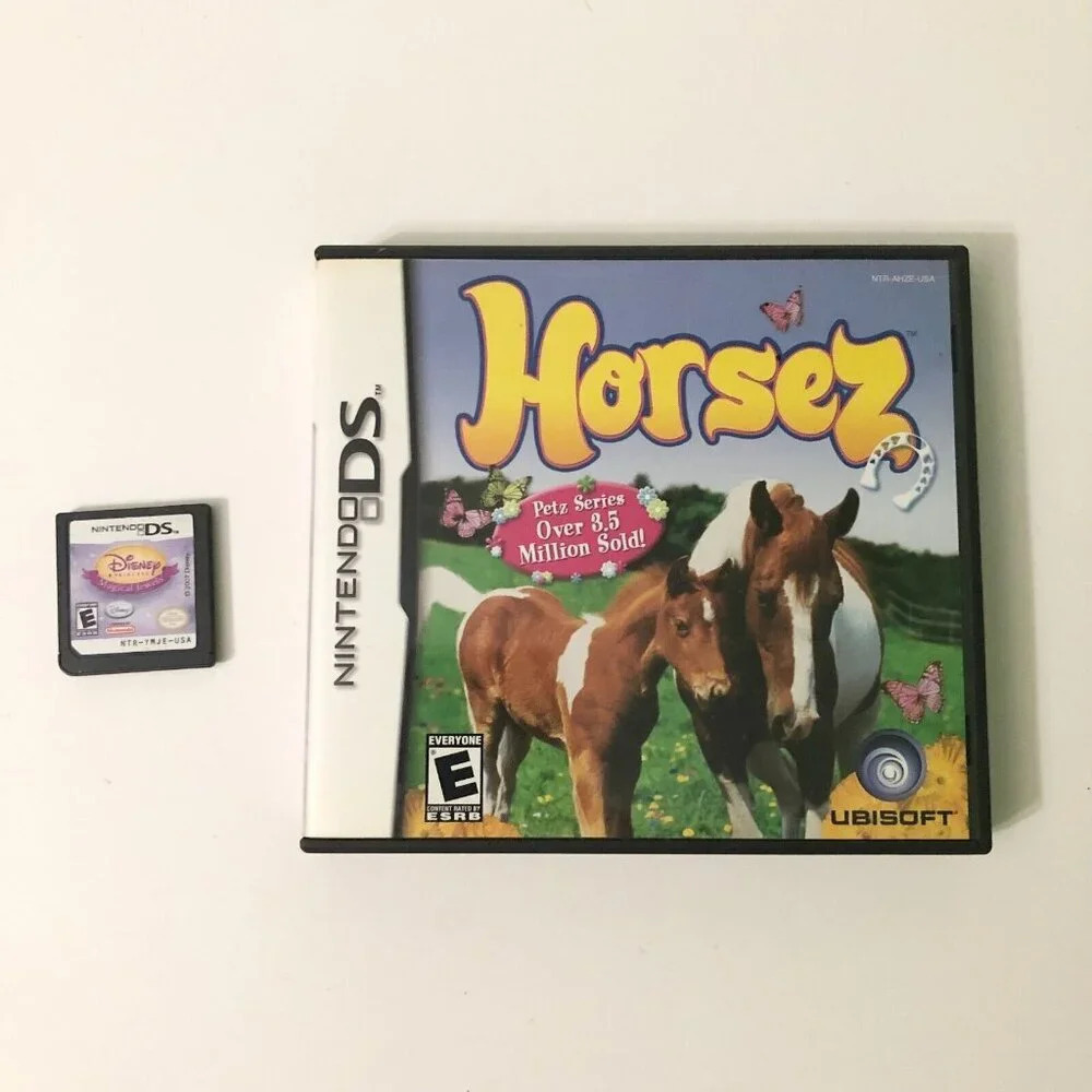Nintendo DS Horsez Game and Disney Princess Magical Jewels Game